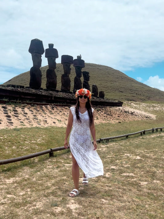 Vestido Encaje Blanco